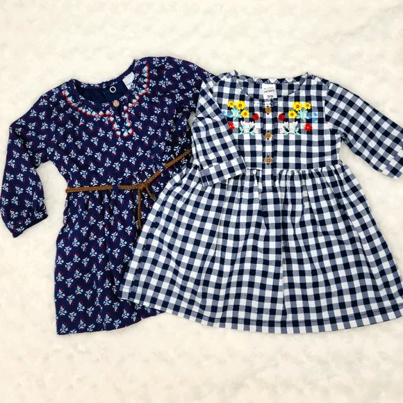 Carter's | Dresses | Carters Fall Dress Bundle Size 9 Months | Poshmark